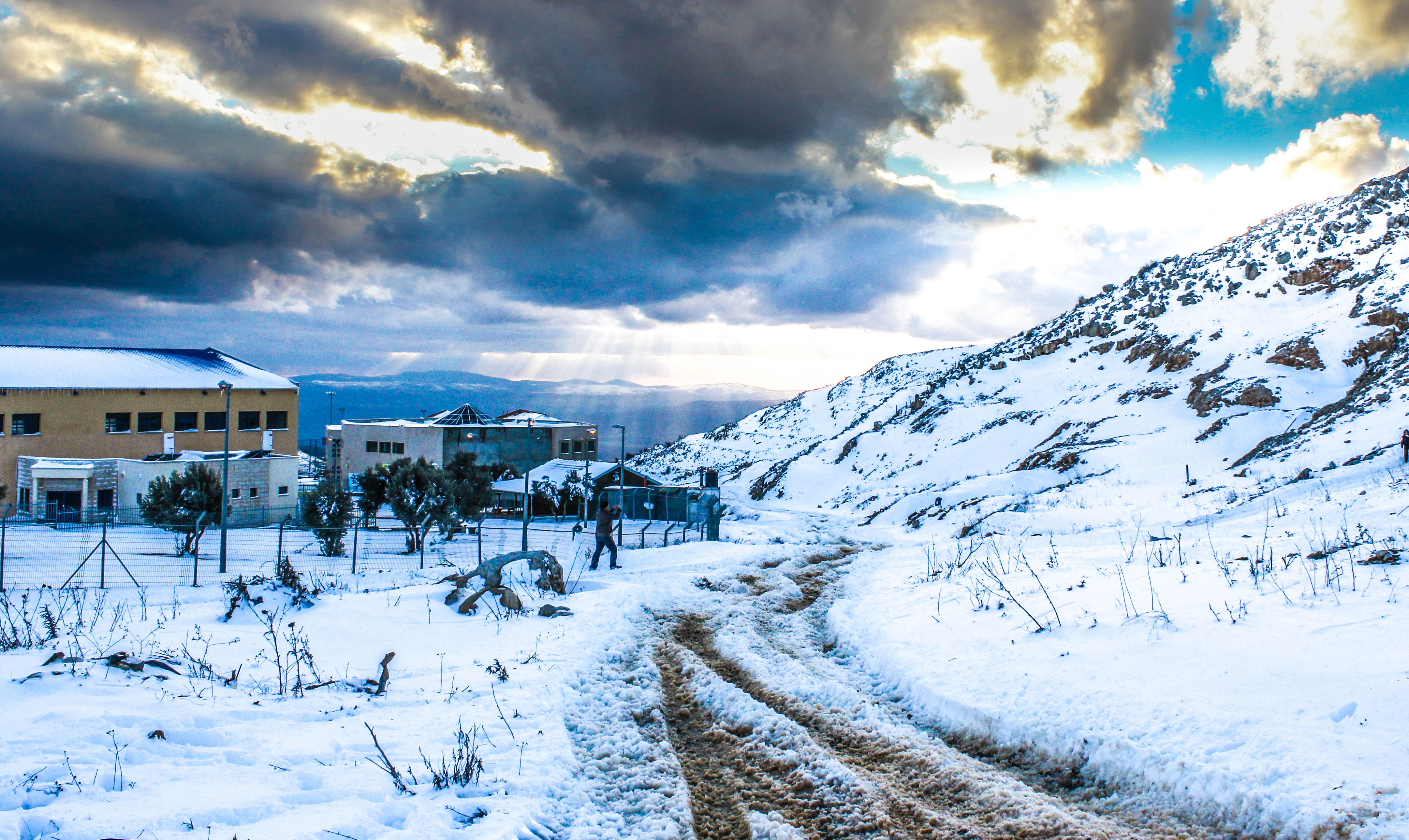 Image of a Druze community town called Majdal Shams