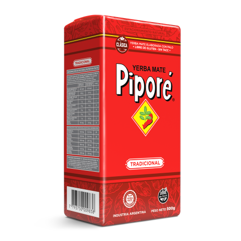 Image of packaging of Classic red Piporé Yerba Mate